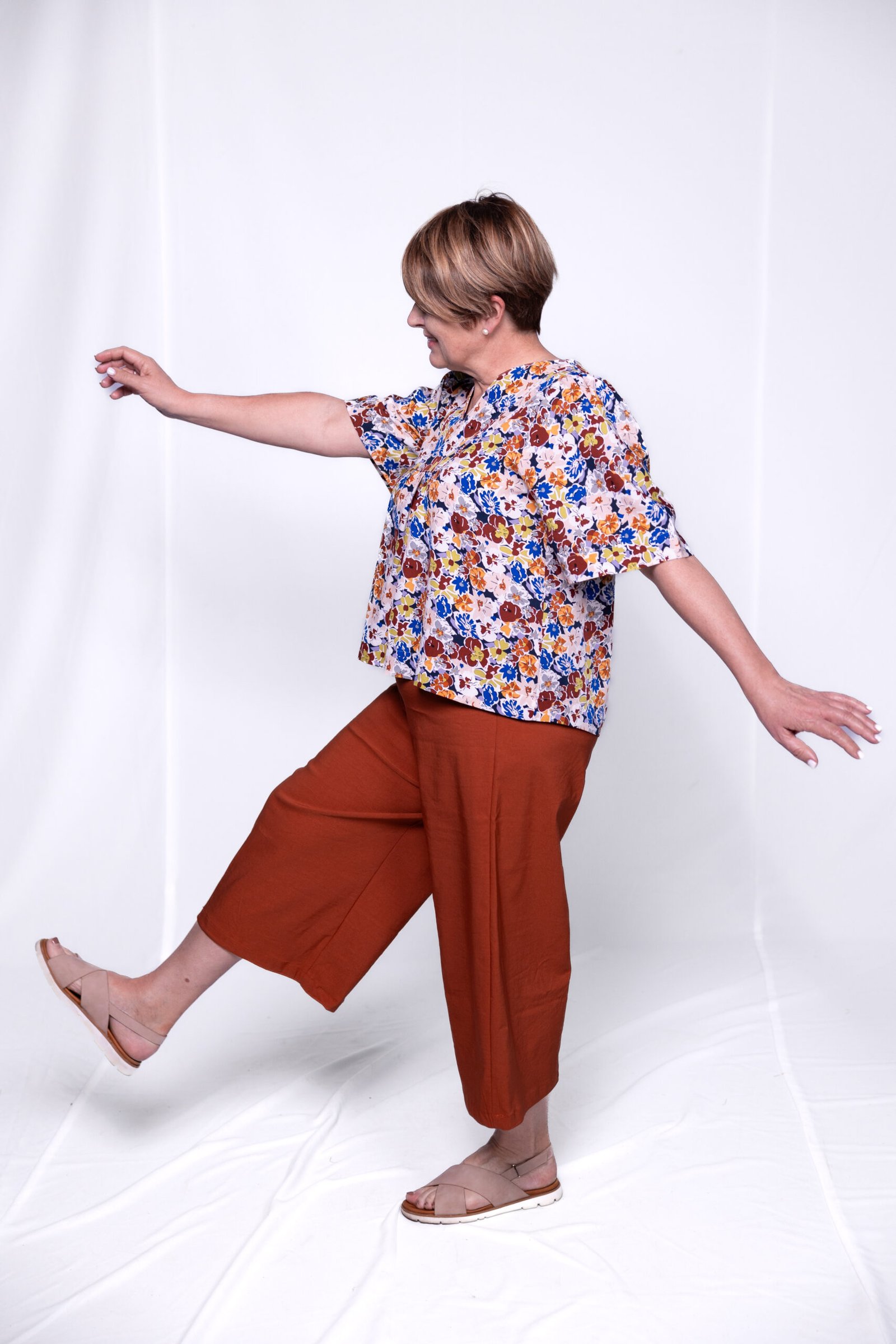 Lily Blouse in Rust - Image 2